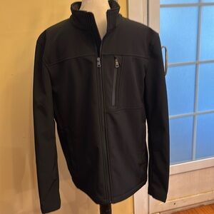 Calvin Klein Weather Resistant Men’s Black Jacket Size L - like new!